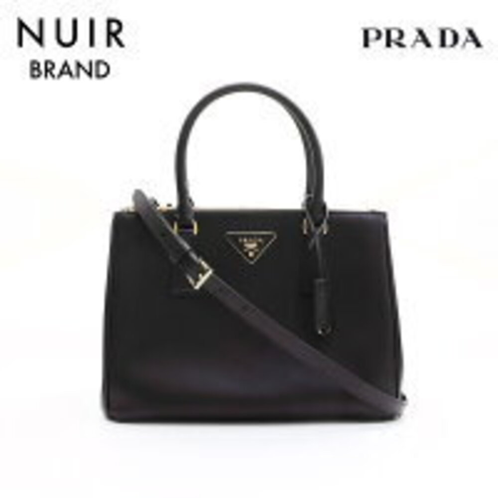 Prada Galleria Saffiano handbag black